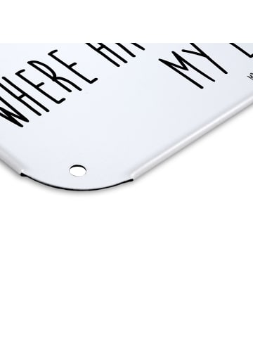 Mr. & Mrs. Panda tafel Kaffee Bohne mit Spruch in Weiß