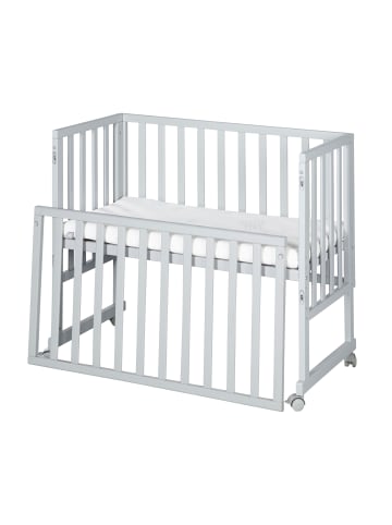 roba Stuben- & Beistellbett safe asleep® 3in1 taupe/grau höhenverstellbar