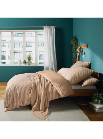 Erwin Müller Perkal Wendebettwäsche in beige-sand