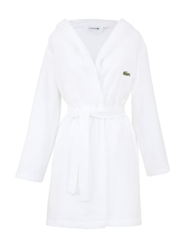 Lacoste Bademantel Lconfort Bademantel in weiss