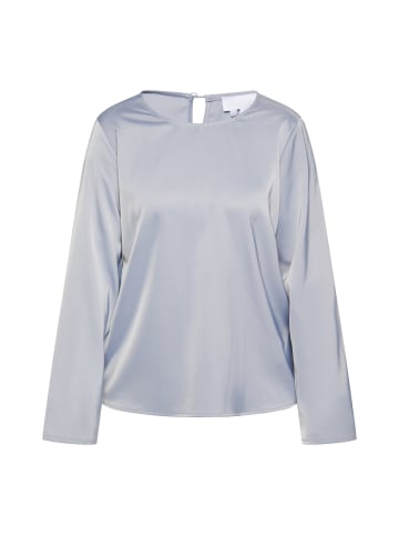 usha WHITE LABEL Damen Bluse in Blau Grau