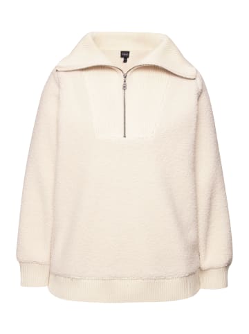 Ulla Popken Sweatshirt in helles champagner