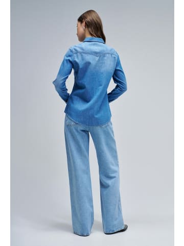 Salsa Jeans Jeanshemd Front Pockets in Medium Wash