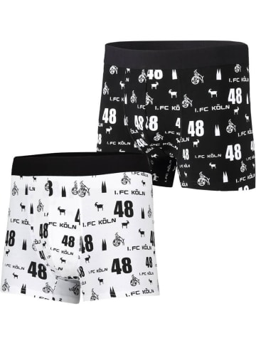 Fußballverein 1. FC Köln Boxershort "Boxershorts 2er Set Glockenblumenweg" in Multicolor