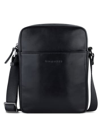 Bugatti Romano Mini Bag Umhängetasche Leder 17 cm schwarz