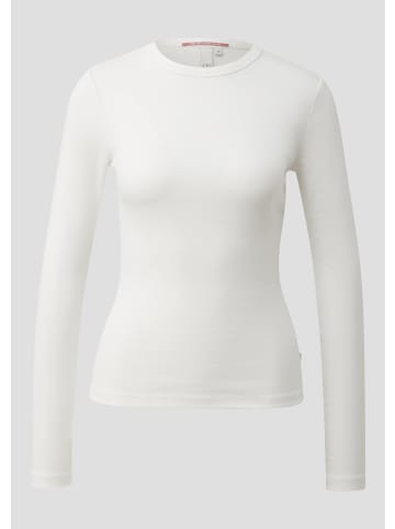 QS T-Shirt in 0200_creme