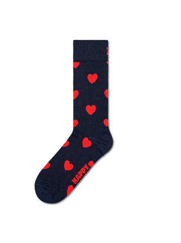 Happy Socks Socken in Heart Socks Navy