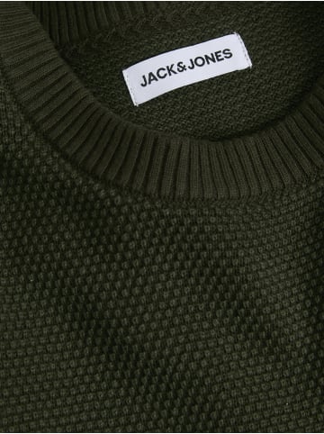 Jack & Jones Pullover JJEGlobe in oliv - 0005