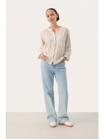 PART TWO Langarm - Hemd PersillesPW in White Pepper Stripe
