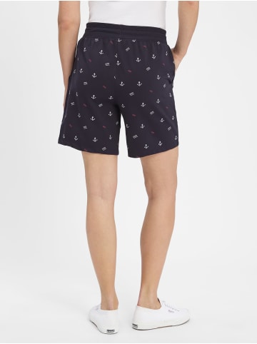 Franco Callegari Sweatshorts in marine weiß
