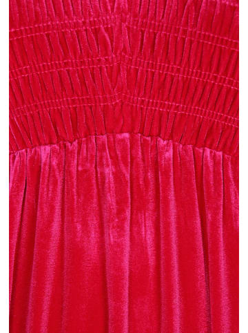 NAEMI Women Plus Size Dress in rose red