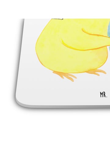 Mr. & Mrs. Panda Flaschenuntersetzer Wellensittich Liebe ohne Sp... in Weiß