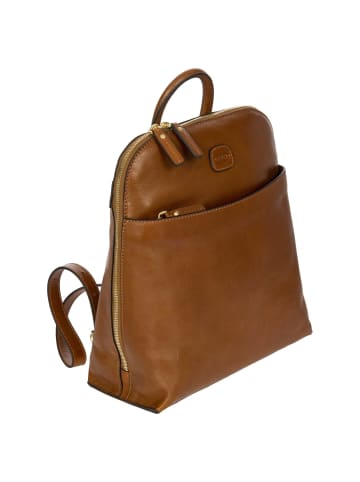 BRIC`s Volterra - Rucksack 33 cm (nero) in tobacco