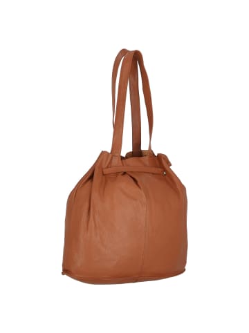 Greenburry Nappa Beuteltasche Leder 37 cm in caramel