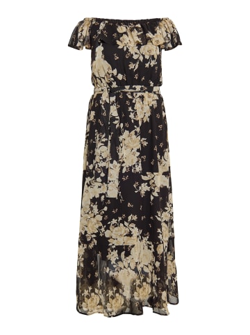 faina Damen Kleid in Schwarz Blume