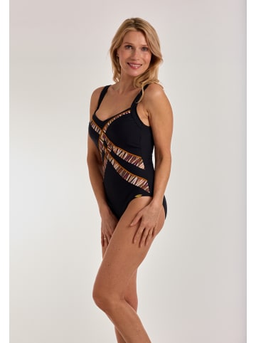 SUNFLAIR Badeanzug in schwarz