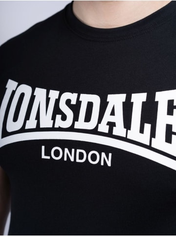 Lonsdale Trainingsanzug "Moy" in Schwarz