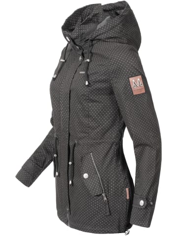 Marikoo Übergangsjacke Nyokoo in Schwarz Dots