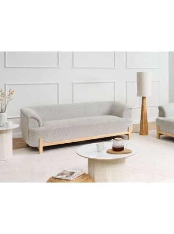 Beliani 3-Sitzer Sofa ALNOR in Grau/Braun - (W) 205 x (H) 67 x (L) 85 cm