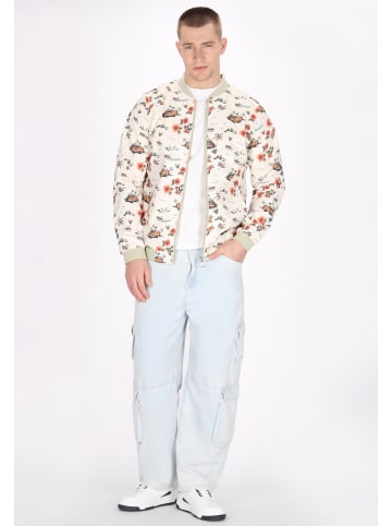MO Men Jacket in offwhite multicolor