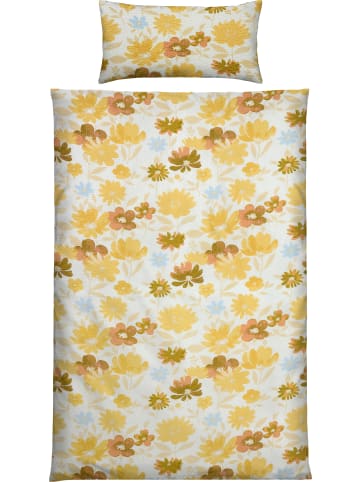 REDBEST Seersucker Bettwäsche in gelb