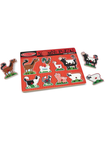 Melissa & Doug Farm Tiere Soundpuzzle- ab 3 Jahren