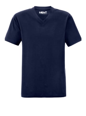 Men Plus Kurzarm T-Shirt in marine