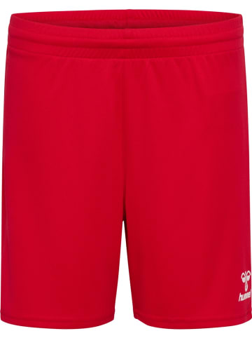 Hummel Sportshorts "Hmlessential Shorts Kids" in Rot