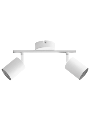 Beliani Deckenleuchten NYANDO in Weiß - (W) 26 x (H) 16 x (L) 8 cm