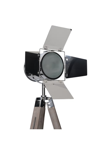 näve Stehleuchte "HOLLY" in natur dunkel - (L)56.5 cm x (B)56.5 cm x (H)100 cm