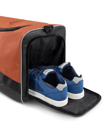 normani normani Sport- und Reisetasche 58 Liter mit Hüftgurt in Orange