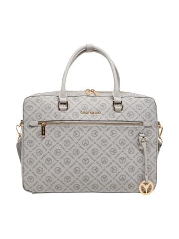 Carlo Colucci Laptoptasche Costadedoi in Hellgrau