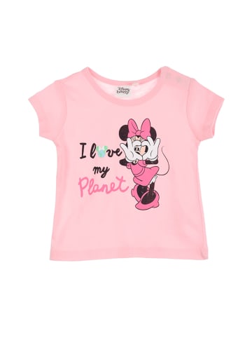 Disney Minnie Mouse T-Shirt kurzarm in Pink