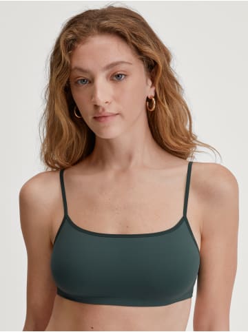 Calida Bustier in deep emerald green