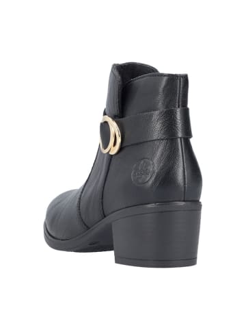 rieker Komfort Stiefeletten in Schwarz