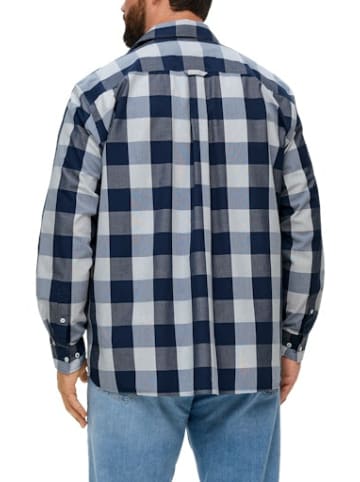 S. Oliver Langarm FreizeitHemd für Herren in blau