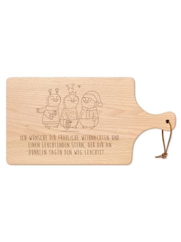 Mr. & Mrs. Panda käsebrett holz Winterzeit Heilige drei Könige m... in Transparent