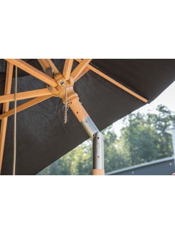 ebuy24 Sonnenschirm  Corypho Schwarz 250 x 250 cm