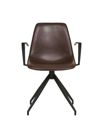 ebuy24 Esszimmerstuhl Monaco  Braun 2er Set