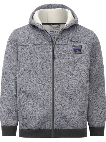 Jan Vanderstorm Sweatjacke MIKRIKSON in grau melange