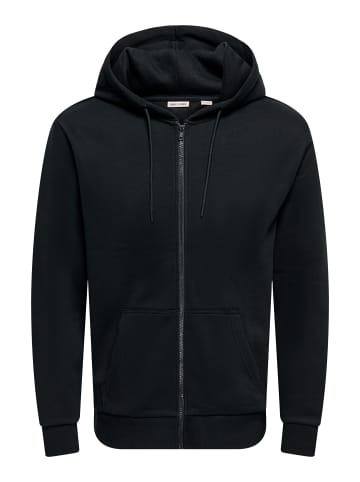 ONLY & SONS Kapuzenpullover in Black 1