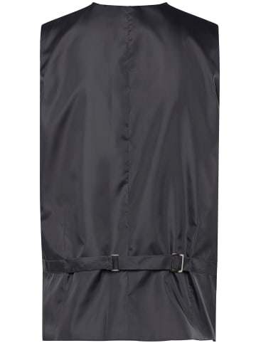 Men Plus Steppweste in grau