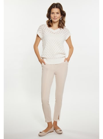 Usha Damen Pullover in WOLLWEISS