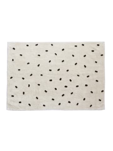 Happy Decor Kids Teppich "Mini Dots" in Beige/Schwarz - 120x 160 cm