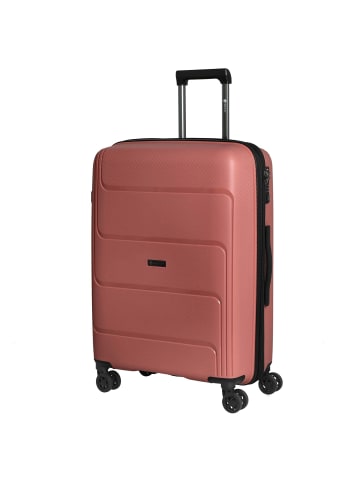 Check.In St. Louis - 4-Rollen-Trolley 67 cm erw. (altrosa) in altrosa