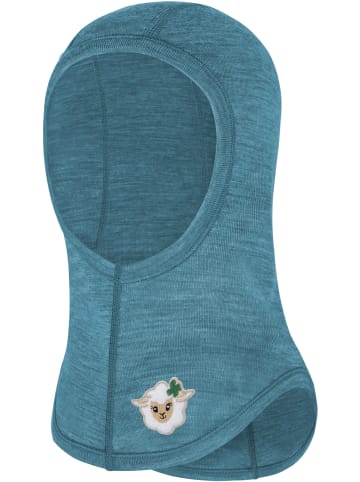 Normani Outdoor Sports Baby Merino Sturmhaube Masterton in Blau