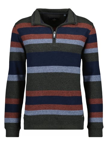 Ragman Sweatshirt, gestreift in Grün
