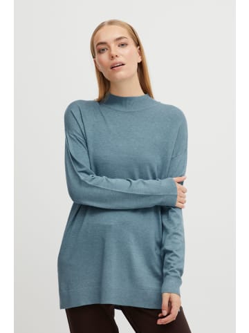 b.young Strickpullover BYMMPIMBA1 TURTLENECK - 20811919  Feinstrickpullover mit hohem Kragen in Blau