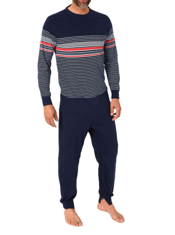 NORMANN Pflegeoverall langarm Reißverschluss Rücken und Bein in navy