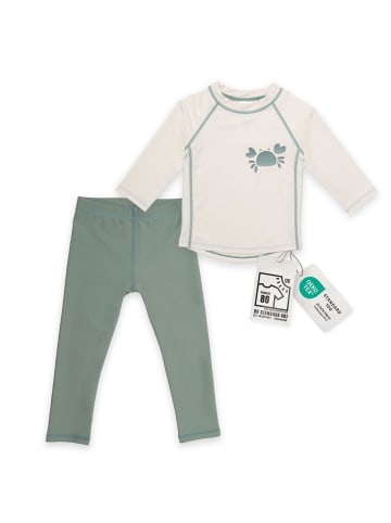 LaLoona Bade-Set Shirt & Leggings mit UV-Schutz - in weiss,gruen,motiv